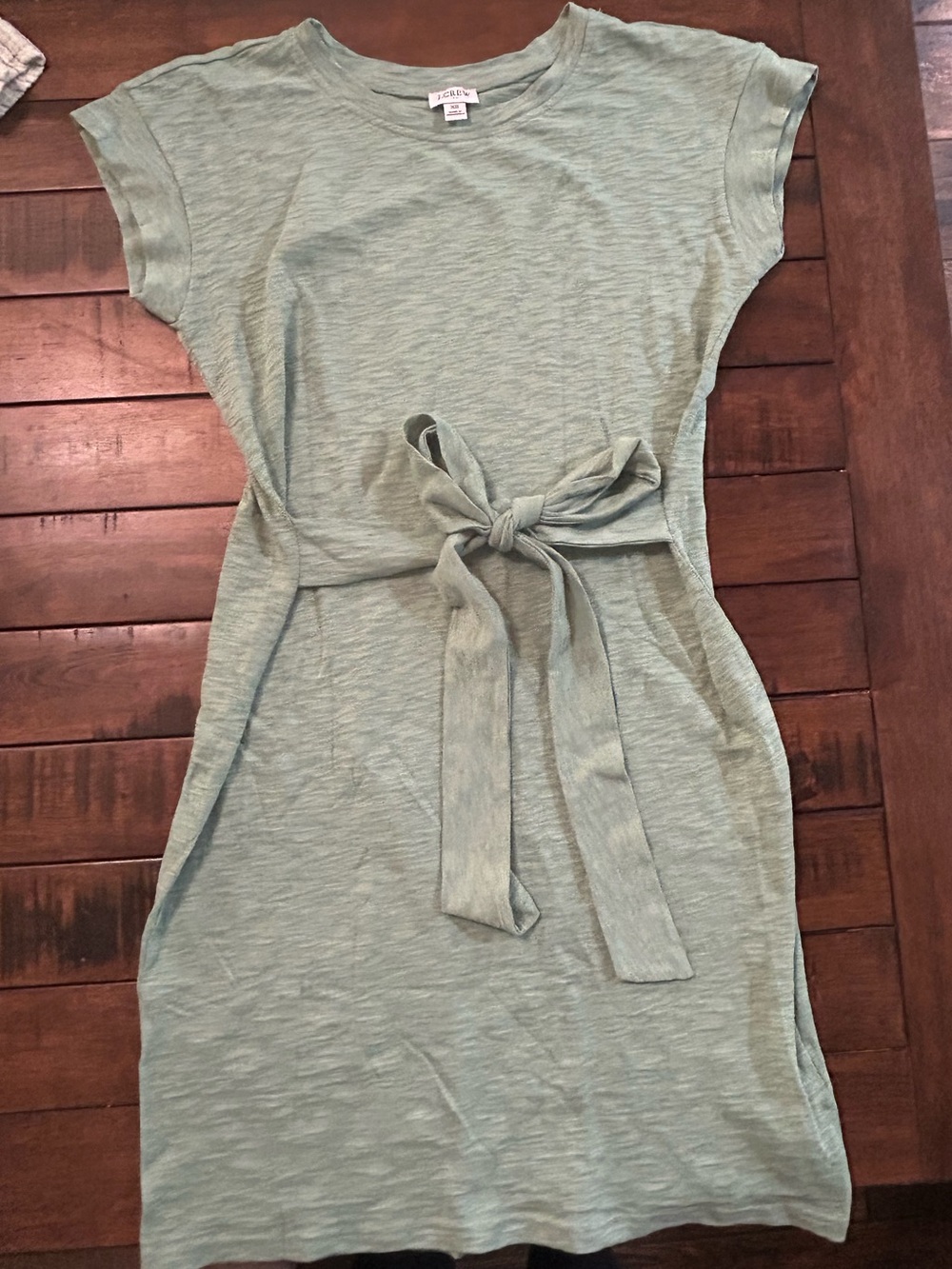 J. Crew Sage Green Lightweight Crewneck Top